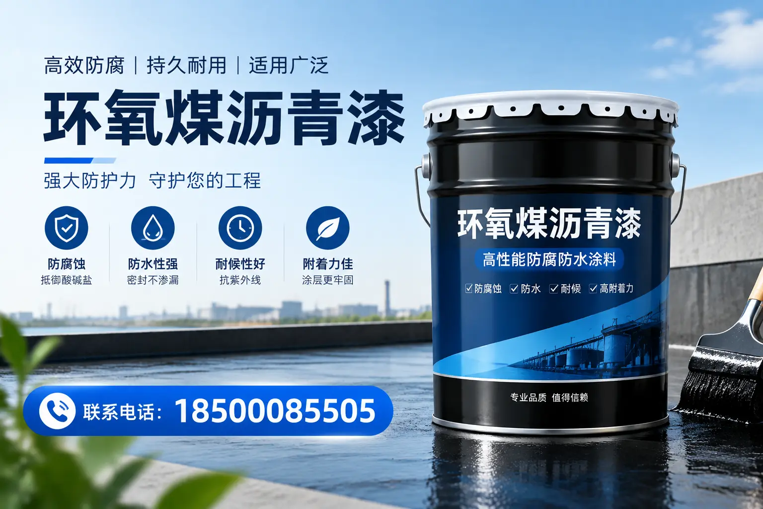 环氧煤沥青漆的施工方法详解,助力临夏企业高效完成项目